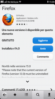 Continua lo sviluppo del browser web Firefox per MeeGo!