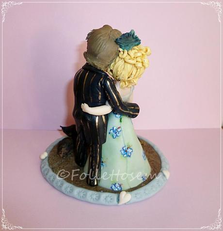 un cake topper tutto in hippy style questa  volta!Si...