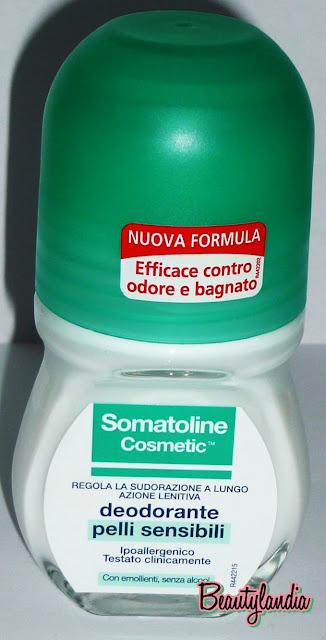 SOMATOLINE COSMETIC - Recensione Deodorante per pelli sensibili nella versione Spray, Vapo e Roll On-