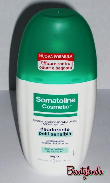 SOMATOLINE COSMETIC - Recensione Deodorante per pelli sensibili nella versione Spray, Vapo e Roll On-