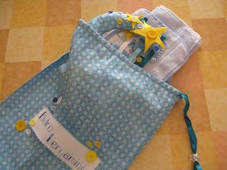 fiocco azzurro luna e stelle finito!!!