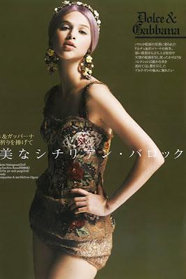 Dolce & Gabbana su Spur Magazine Japan