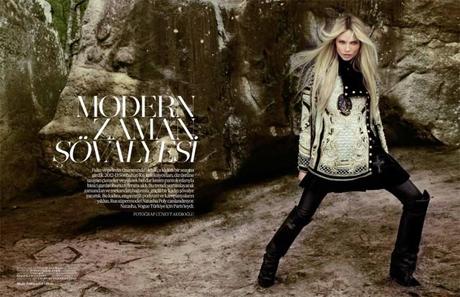 MAGAZINE | Natasha Poly per Vogue Turchia