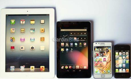 paragone dimensioni ipad 3 nexus 7 s 2 iphone 4s paragone dimensioni ipad 3 nexus 7 s 2 iphone 4s