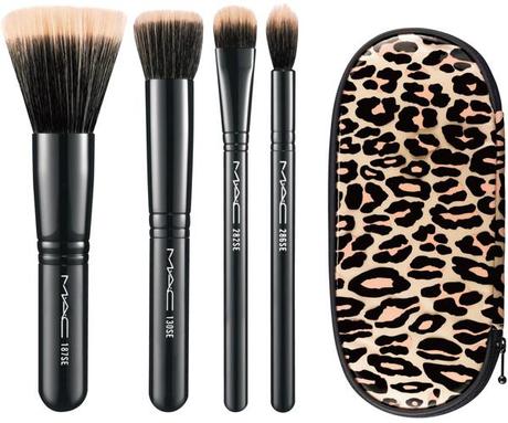 MAC Holiday 2012 Leopard Mineral Brush Set MAC Holiday 2012 Makeup Collection & Gift Sets   Sneak Peek