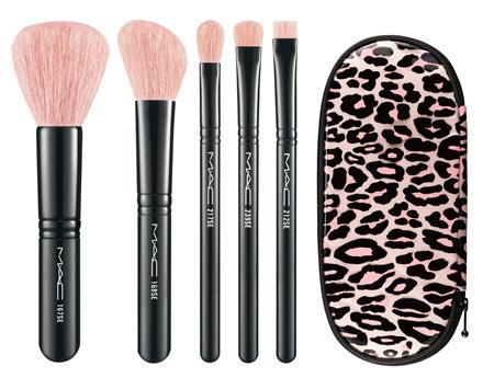 MAC Holiday 2012 Leopard Classic Brush Set MAC Holiday 2012 Makeup Collection & Gift Sets   Sneak Peek