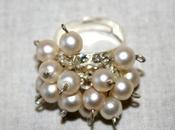 bellissimo anello perle perline