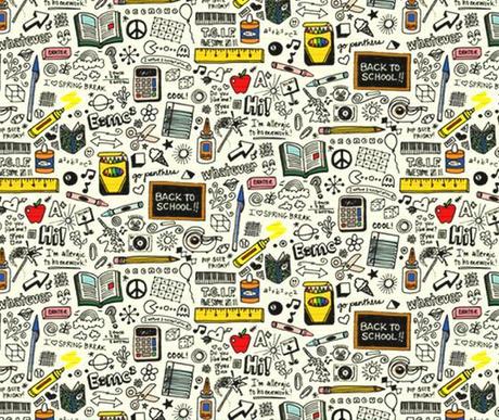 SU SPOONFLOWER.COM, PATTERNS PER FESTEGGIARE L'INIZIO DELLE SCUOLE