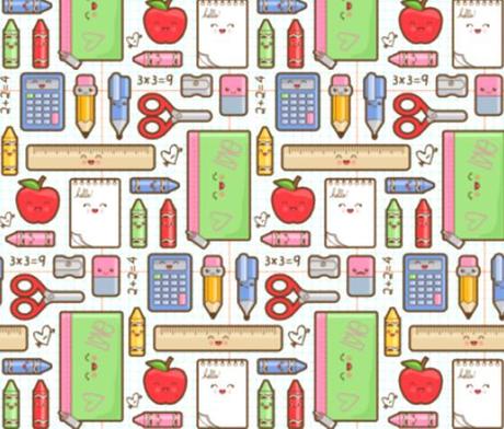 SU SPOONFLOWER.COM, PATTERNS PER FESTEGGIARE L'INIZIO DELLE SCUOLE