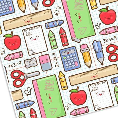 SU SPOONFLOWER.COM, PATTERNS PER FESTEGGIARE L'INIZIO DELLE SCUOLE