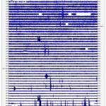 Seismogram just before writing the update