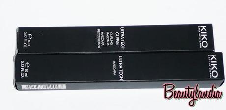 KIKO - Mascara a confronto: ULTRA TECH CURVE vs ULTRA TECH -