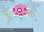 Mappa mondiale delle amicizie Facebook