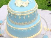 Torta battesimo vintage
