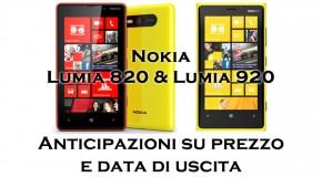 Anticipazioni su prezzo e data di uscita dei Nokia Lumia 820 e Lumia 920 - Logo