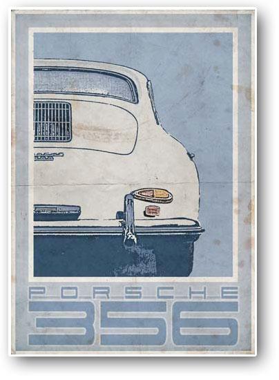 Volkswagen & Porsche Vintage Posters