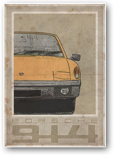 Volkswagen & Porsche Vintage Posters