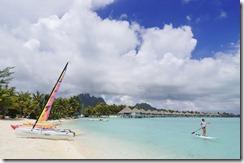 Saint Regis Bora Bora Resort, Bora Bora, Inseln unter dem Wind, Gesellschaftsinseln, Französch-Polynesien, PROPERTY RELEASED, 