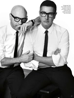 Domenico Dolce & Stefano Gabbana su Vogue Germany
