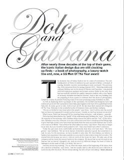 Domenico Dolce & Stefano Gabbana su Vogue Germany