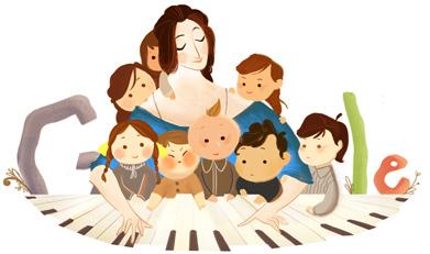 % name Il doodle di Google è per Clara Schumann