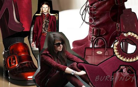 Tendenze autunno inverno 2012/13 - Burgundy