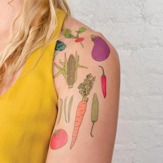 Vegetable Lover Tattoos