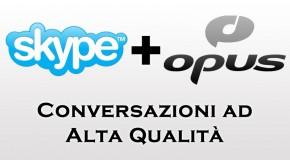 Skype con Opus per audio ad alta qualità - Logo