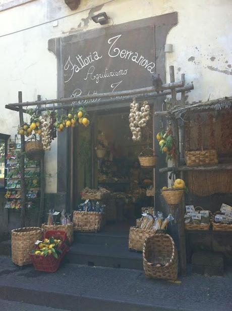 Una bouganville. Il profumo di limoni e un mare blu. Benvenuti tra Positano e Sorrento.