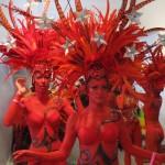 body painting on dancers lifeball 2012