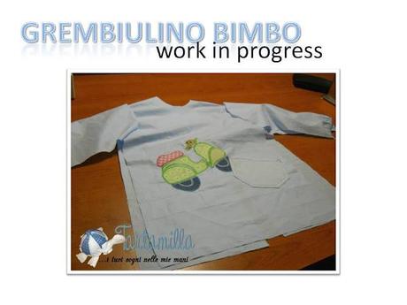 WIP grembiulino bimbo + gioco bislacco