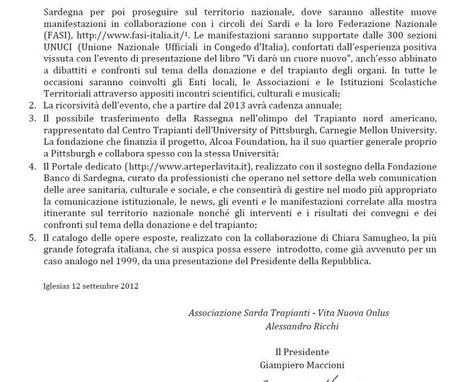 IGLESIAS 13  Ottobre Rassegna di pittura per giovani studenti delle Accademie di Belle Arti d’Italia  “Arte per la vita” Alessandro Ricchi