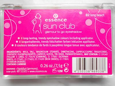 -Essence- Sun Club Palette 02 Long Beach Review