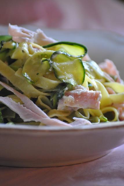 Tagliatelle gialle, rosa e verdi!