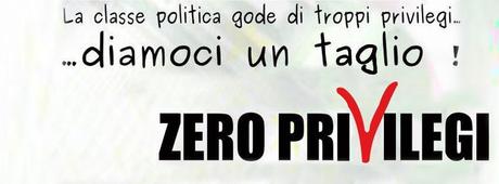 Comunicato stampa: consegna “Zero Privilegi”