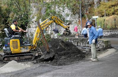 Tracimamento a Positano