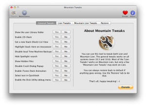 Mountain Tweaks aggiornato.