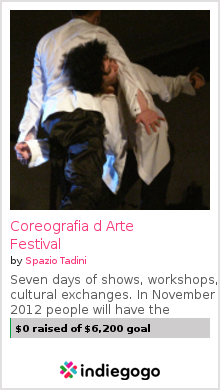 Coreografia d'Arte on Indiegogo