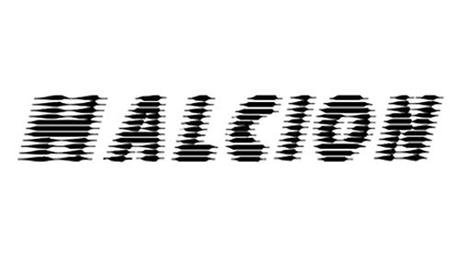 halcion free blur font