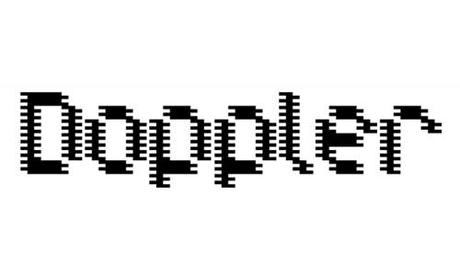doppler free blur font