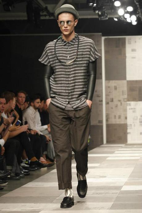 MODEL ANDREA BELLISARIO per ROBERT GELLER - NEW YORK FASHION WEEK SS 2013 - INDEPENDENT MEN 