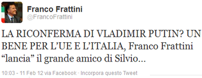 “Frattini alla guida della Nato”, uno scherzo vero?