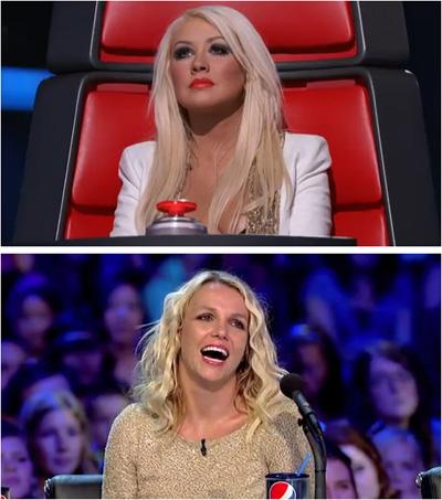 La seconda stagione di X Factor con la “spietata” Britney Spears parte male. The Voice vince il primo scontro diretto