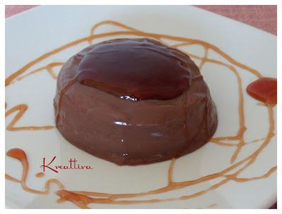 Budino cioccolato e fragole gluten free