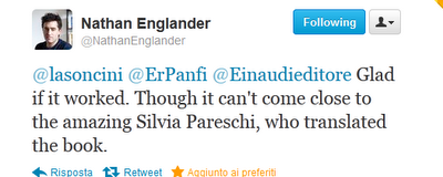 Il nome della traduttrice