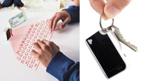 Virtual Keyboard, il portachivi che si trasforma in tastiera laser