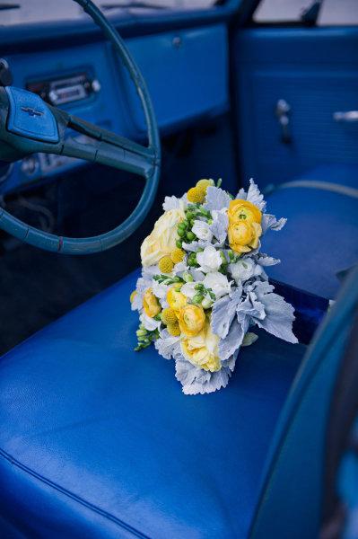 Yellow&blue; wedding inspiartion - Modern Weddind *4