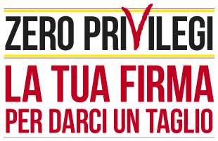 17 Settembre: consegna “Zero Privilegi” alla Regione Toscana