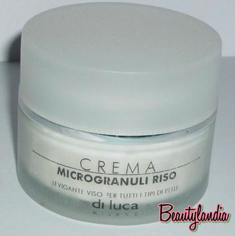 DI LUCA MILANO - Recensione Crema Microgranuli riso -