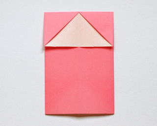 Origami business card holder